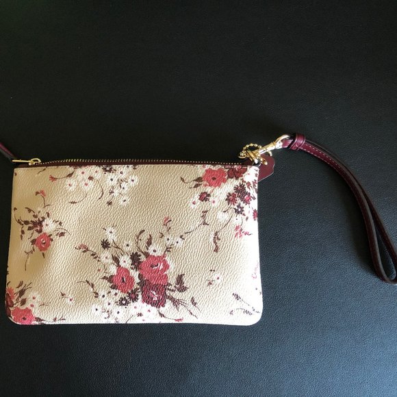 COACH-Small Wristlet BEECHWOOD FLORAL BUNDLE - Picture 8 of 8